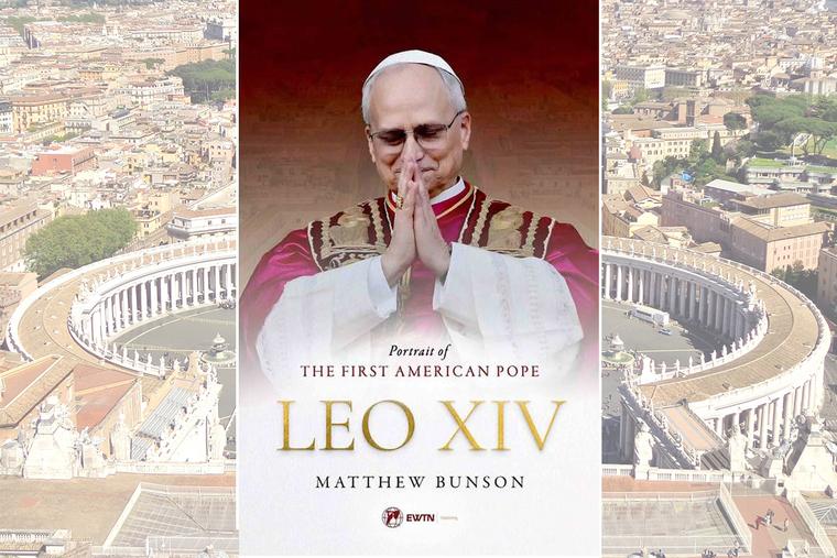 Book cover of ‘Leo XIV: Portrait of the First American Pope’ by Matthew Bunson