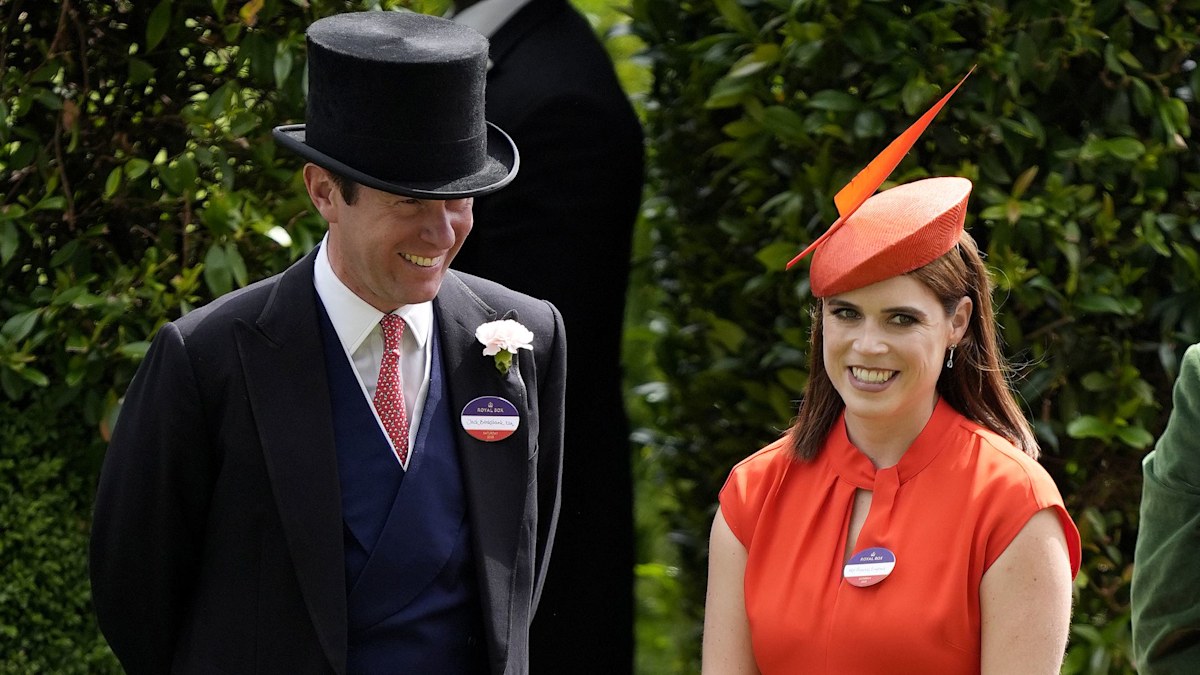 Princess Eugenie shares fun and sweet moment with husband at Royal Ascot