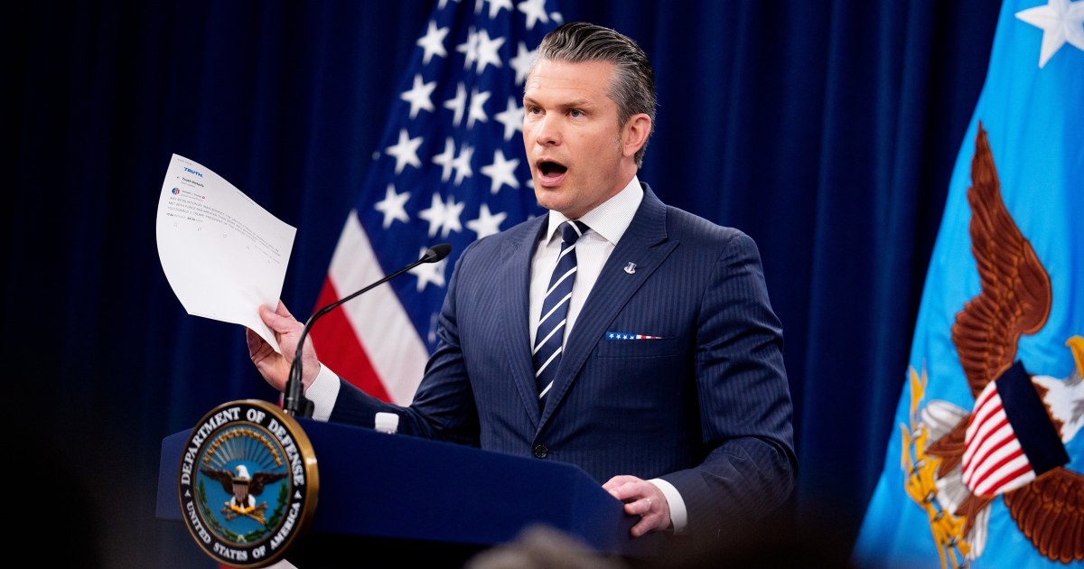 Hegseth struggles with meaning of ‘deterrence’ and ‘open-ended’ after strikes on Iran