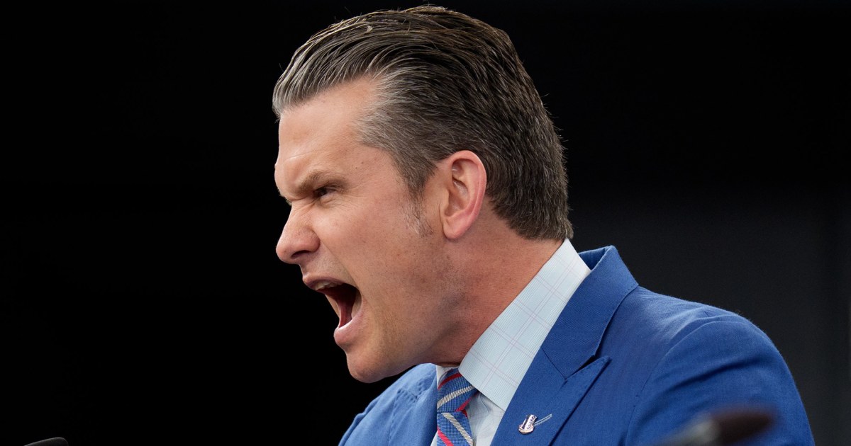 Pete Hegseth's press conference meltdown shows he’s a crybully like Trump