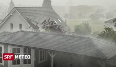 Gewitter in der Schweiz - Heftige Gewitter am Sonntagnachmittag - Meteo