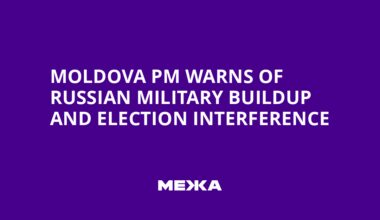 Moldova PM Warns of Russian Military Buildup and Election Interference
