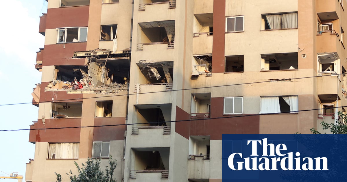 Iranian TV shows aftermath of Israeli strikes on Tehran – video | Iran
