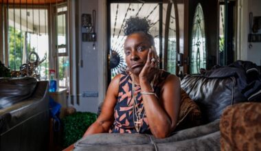 Marcia Chestnut at her West Oak Lane home. She's had lots of trouble reaching her local Social Security Administration office by phone.