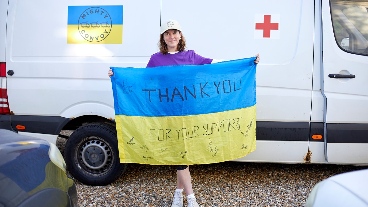 My 36-hour road trip to Ukraine in an old Iceland food van