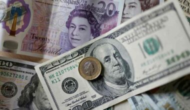 Pound and gold rise and dollar falls on trade war jitters