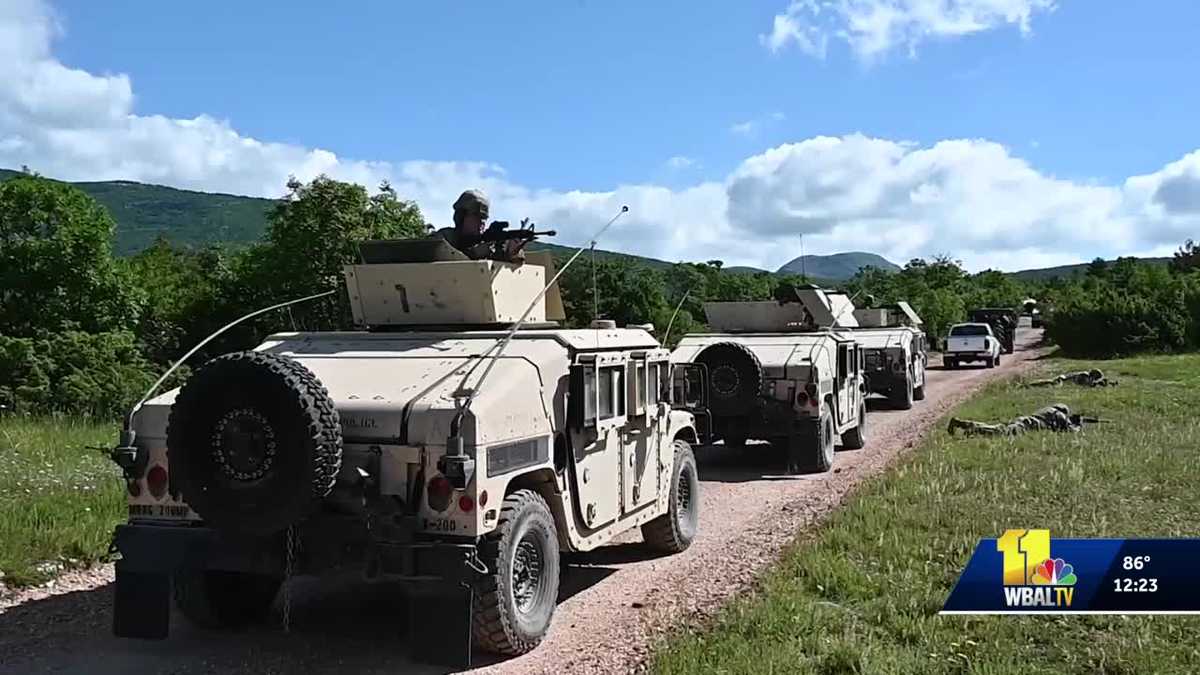Maryland troops take part in 'Defender Europe' exercise