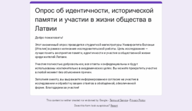 Master Thesis on Latvia's russophones