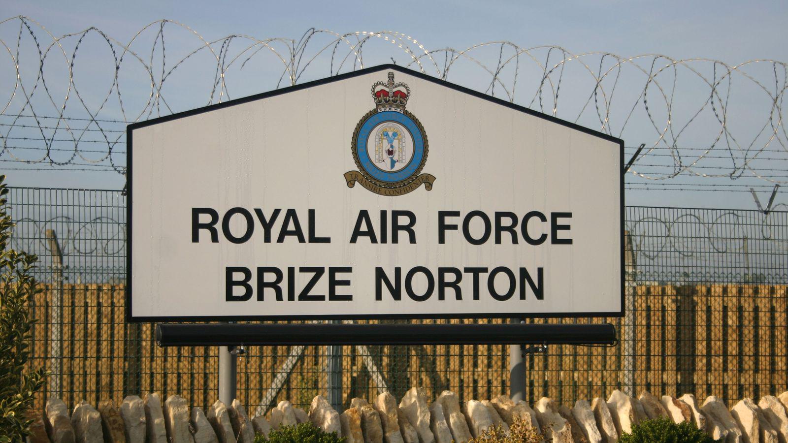 'Absolutely staggering' security breach at RAF base - as activists break in and vandalise aircraft - Sky News