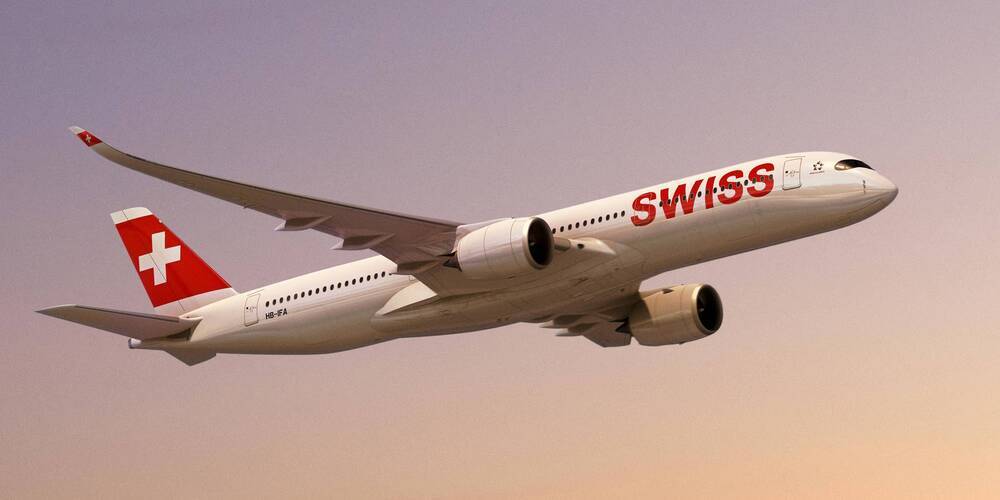 Sieht man heute nicht: Eine Swiss-Maschine, die nach Griechenland fliegt.