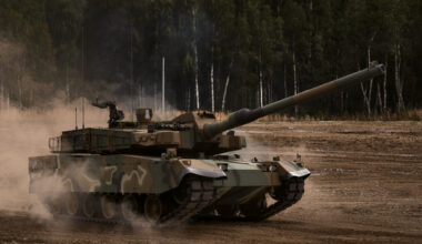 A K2 tank developed by Hanwha Rotem [HANWHA ROTEM]
