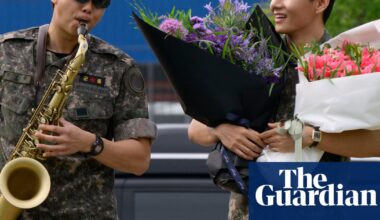 BTS stars RM and V discharged after completing military service in South Korea | BTS