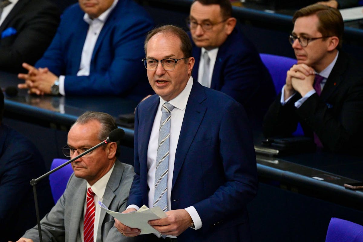 Le ministre de l’Intérieur allemand Alexander Dobrindt.