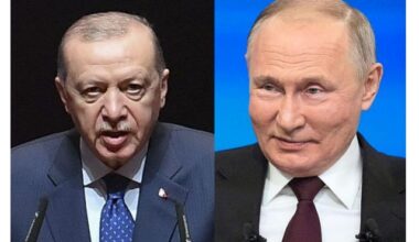 Turkish, Russian presidents urge diplomacy as Iran-Israel tensions escalate