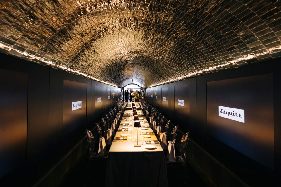 la cena esclusiva di esquire italia presso la location del rifugio digitale