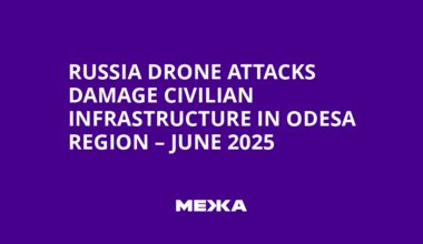 Russia Drone Attacks Damage Civilian Infrastructure in Odesa Region – June 2025