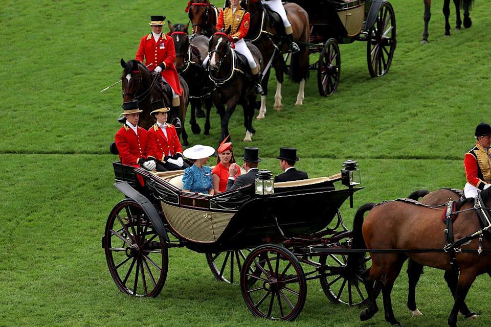 ascot, england june 21: princess eugenie of york attends royal ascot on june 21, 2025 in ascot, england. (photo by hoda davaine/getty images)
