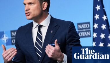 Hegseth says Nato allies ‘very close’ to raising defence spending target to 5% | Nato
