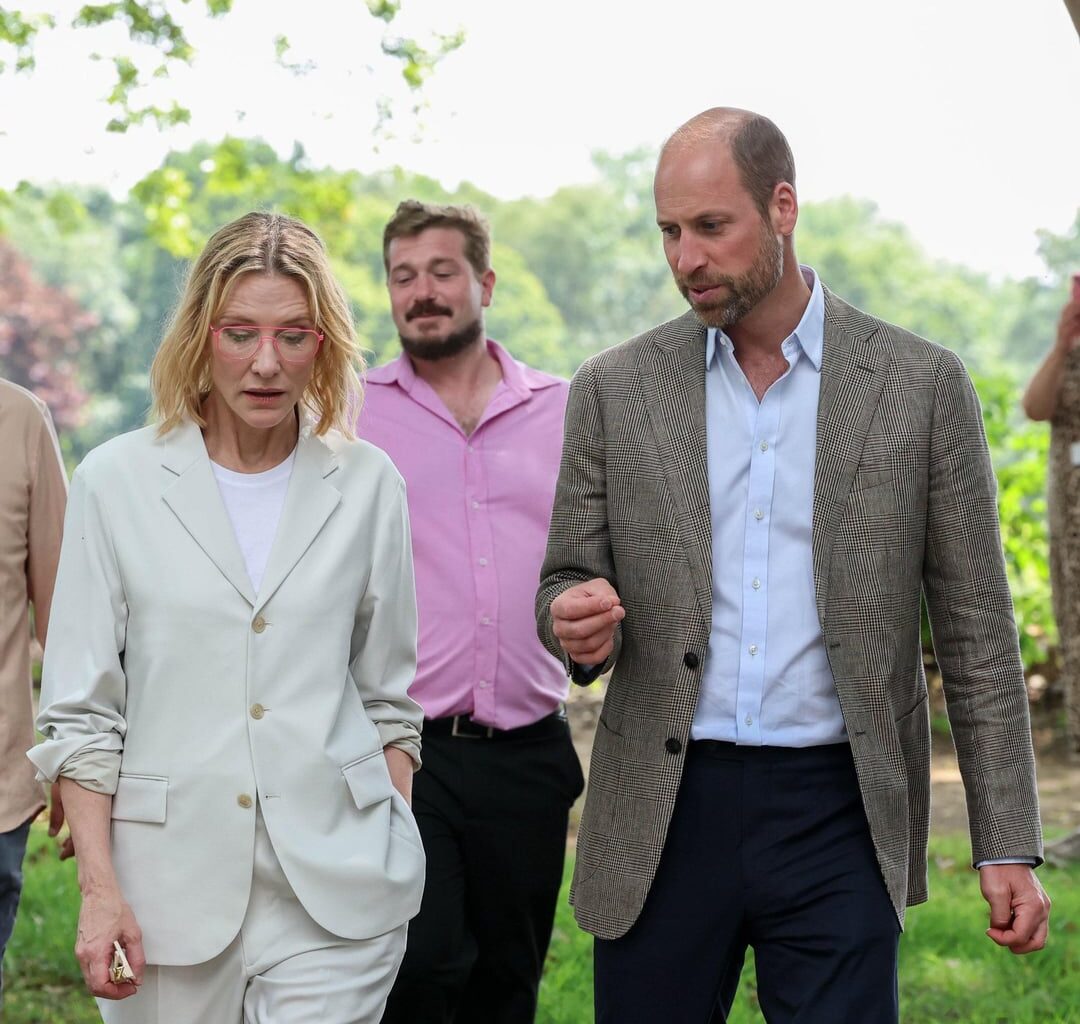 Prince of Wales and Actress Cate Blanchett visited Colorfix (2023 Earthshotprize finalist) in Norwich
