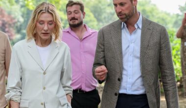 Prince of Wales and Actress Cate Blanchett visited Colorfix (2023 Earthshotprize finalist) in Norwich