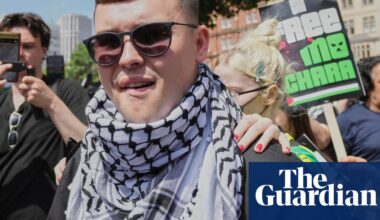 Kneecap rapper charged with terror offence released on unconditional bail | UK news