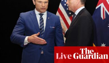 Australia news live: Hegseth asks Marles to lift defence spending to 3.5% of GDP; house prices jump after rate cuts | Australian politics