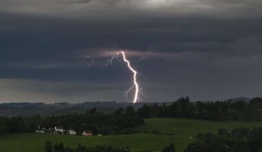 Hier drohen nun heftige Gewitter, Starkregen und Hagel