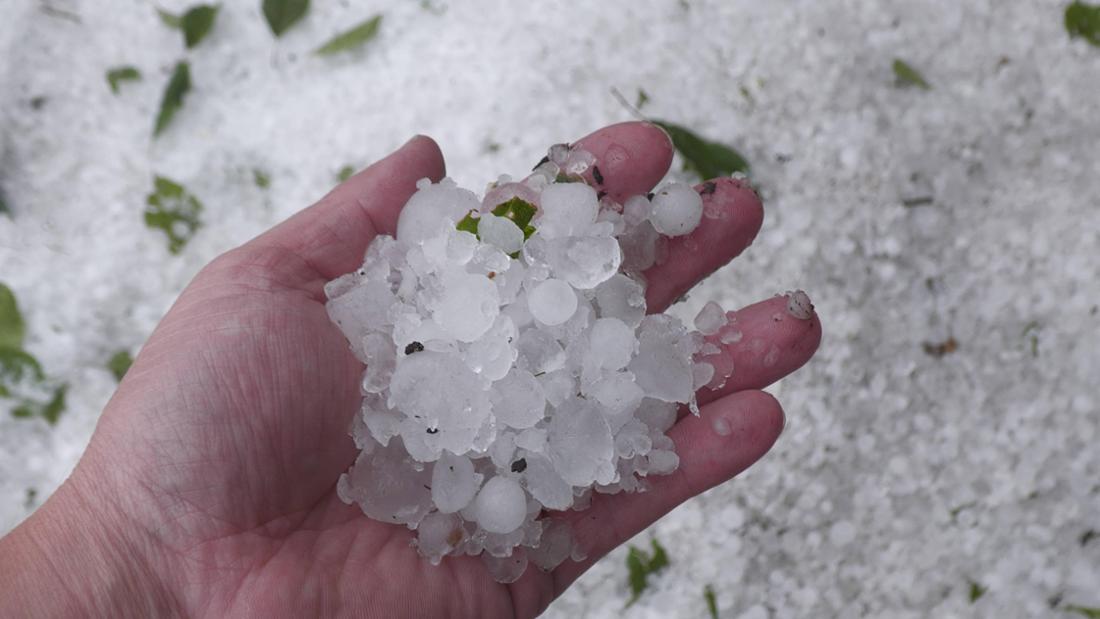 Katastrophale Unwetter sind in den Nachmittagsstunden über das Erzgebirge hinweg gezogen