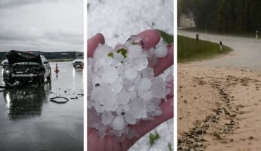 Bilder vom Unwetter in Deutschland: Hagel-Chaos, Überflutungen, Autobahn-Crashs