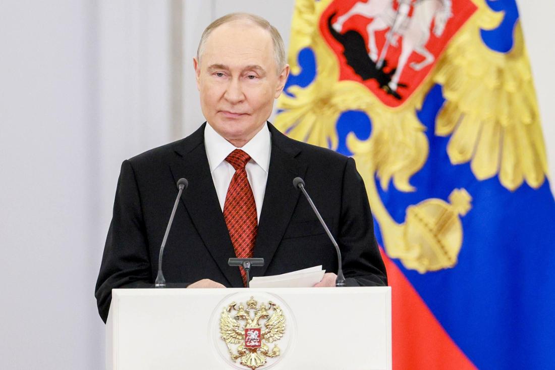 Wladimir Putin in Moskau.