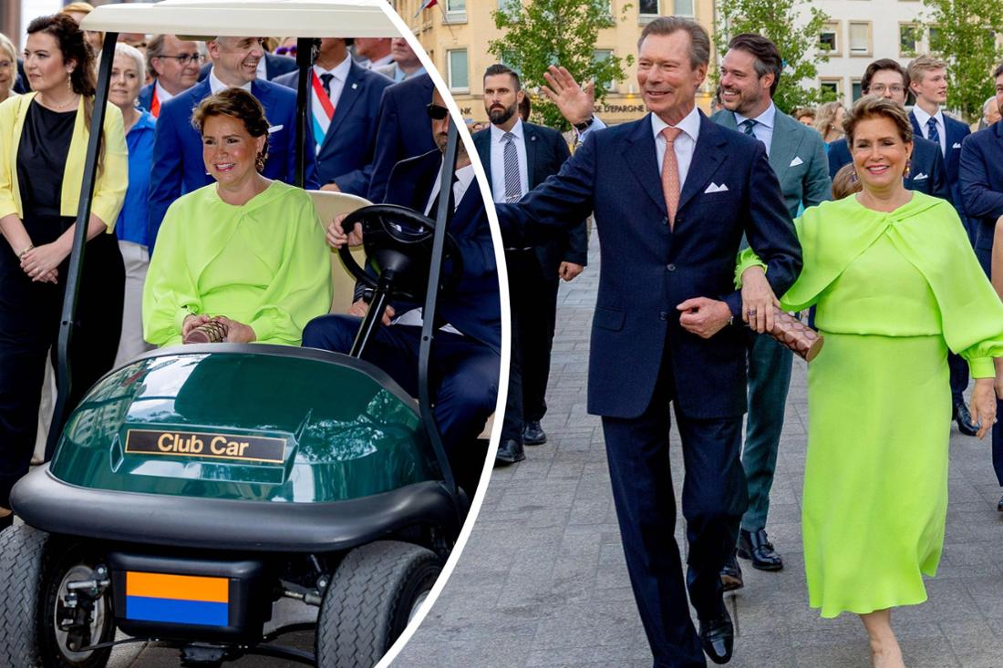Großherzog Henri und Großherzogin Maria Teresa von Luxemburg am 22. Juni 2025 in Esch.