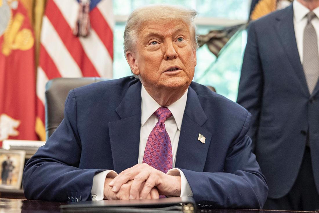 US Präsident Donald Trump im Oval Office (Archivbild)