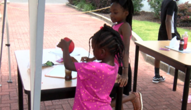 Kids learn about chemical reactions during Science Saturday at Smith