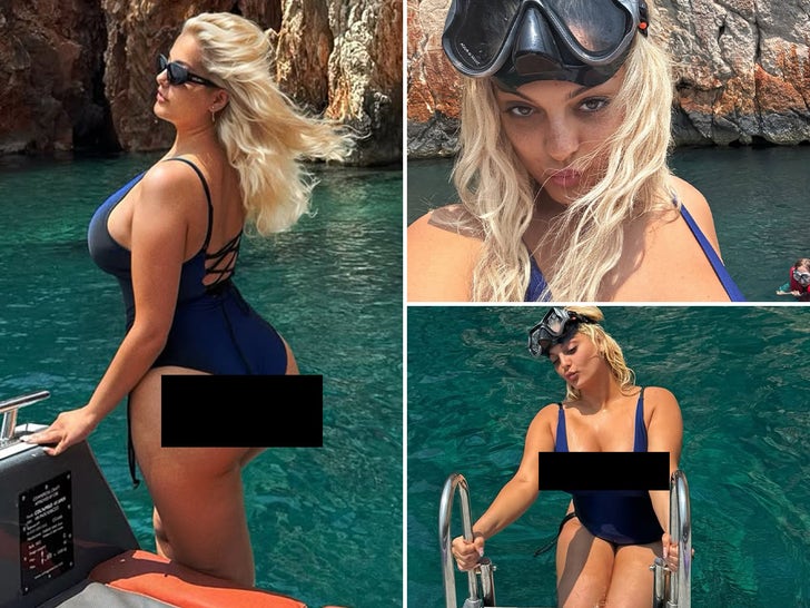 Bebe Bexha's Curves In Croatia ...Total Boat Babe!