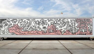 Keith Haring mural Knokke Heist