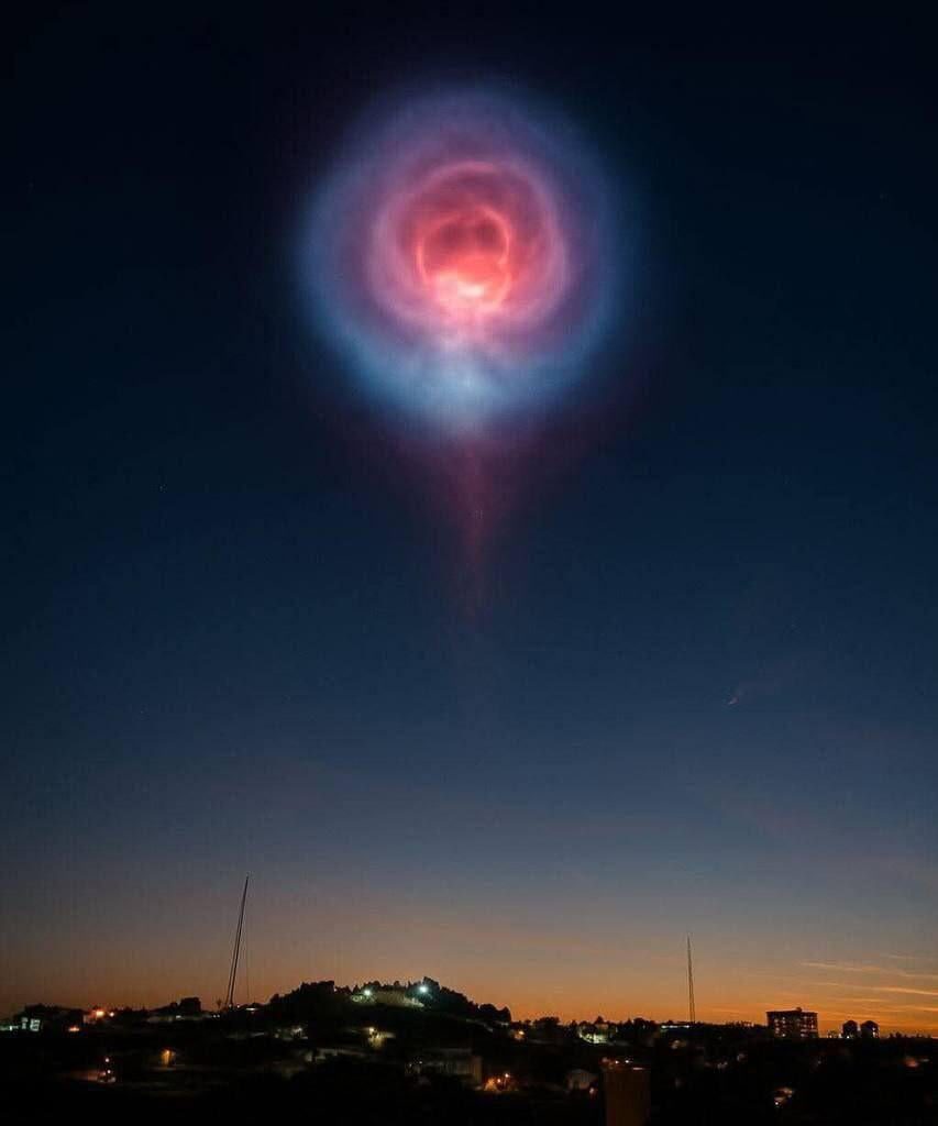 Israeli interception of an Iranian ballistic missile. 2025