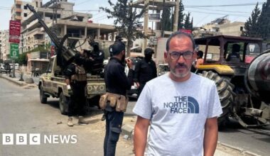 Held at gunpoint: BBC team detained by Israeli forces in southern Syria