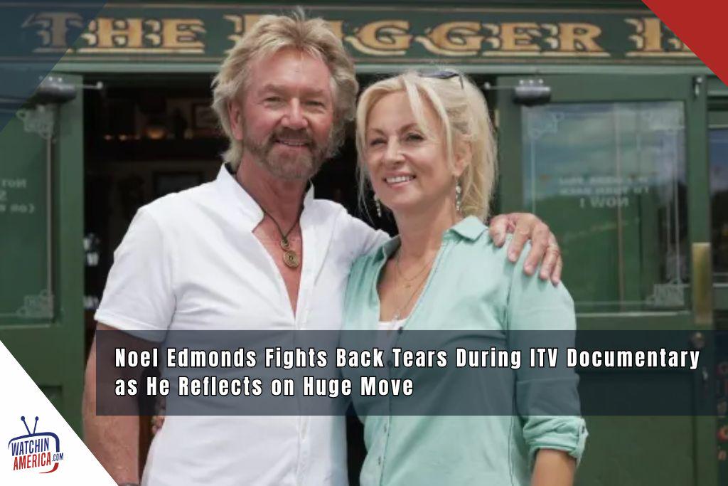 TV icon Noel Edmonds struggled to fight back tears as he reflected one the past six years of living in New Zealand with his wife, Liz Davies.