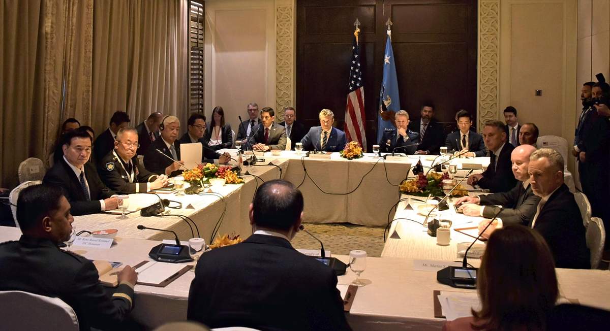 Defence chiefs of Japan, U.S., Australia, Philippines express ‘serious concern’ about China’s ‘destabilising actions’