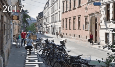 Evulotion of Krakow Street, Poland