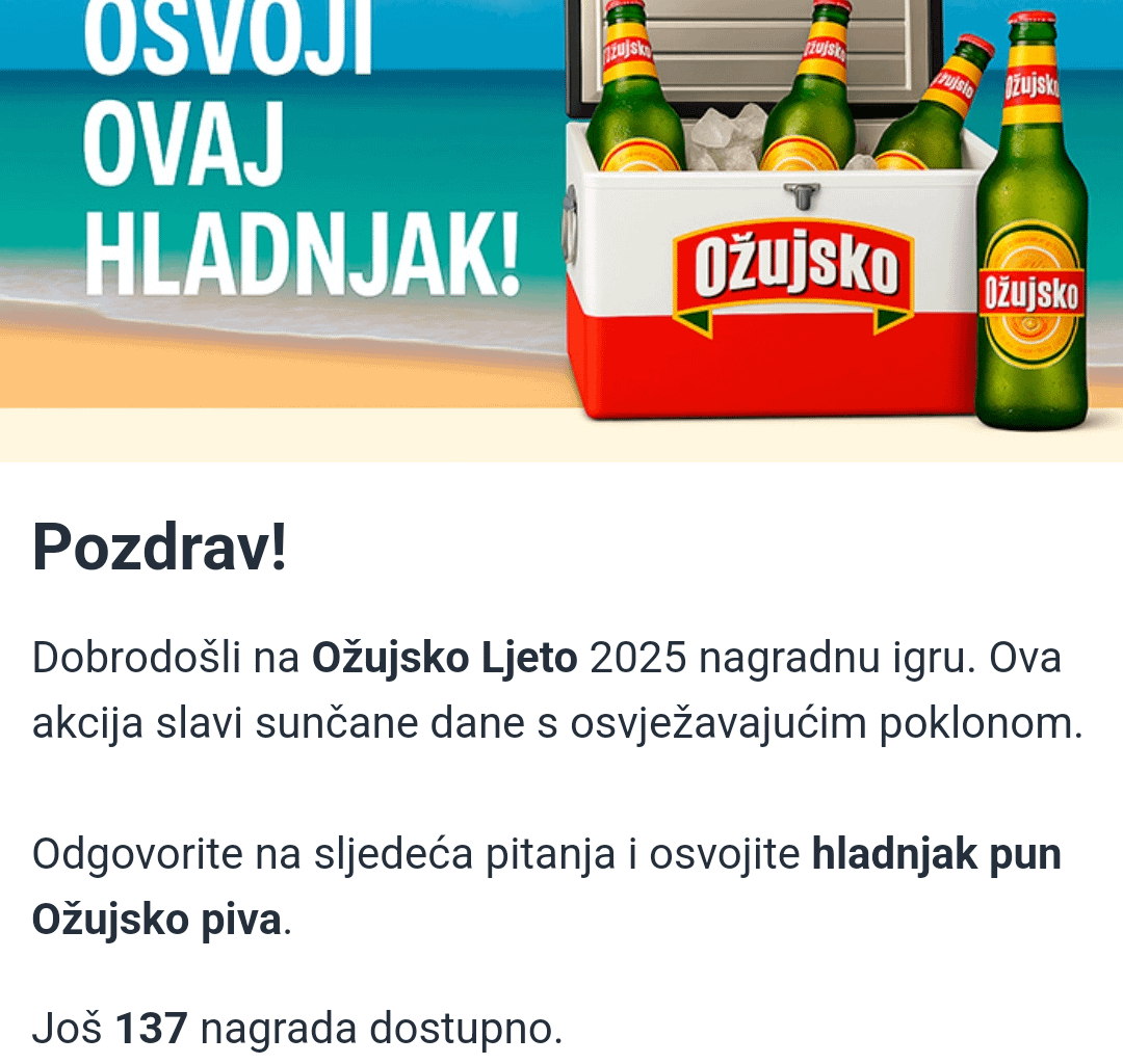 PAŽNJA! Aktualna Ožujsko prevara