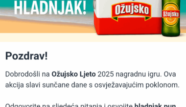 PAŽNJA! Aktualna Ožujsko prevara