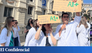 protestas por el nuevo Estatuto Marco de Sanidad y última hora, en directo