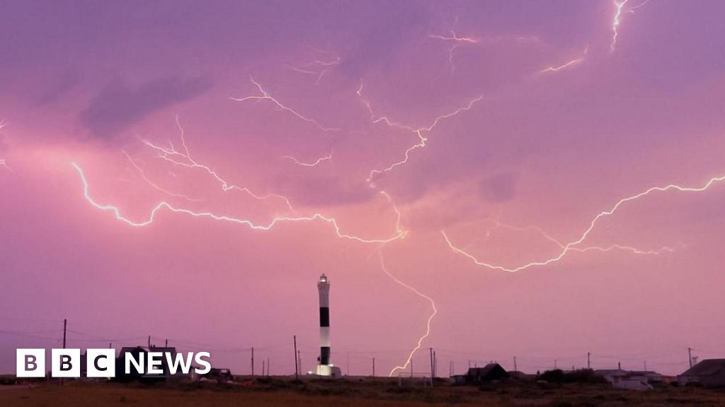 Yellow weather warning for UK after flooding and lightning strikes