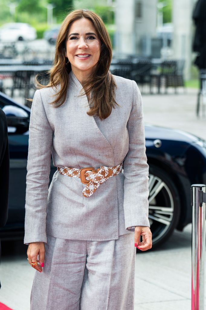 Queen Mary of Denmark arrives at The Global Fashion Summit