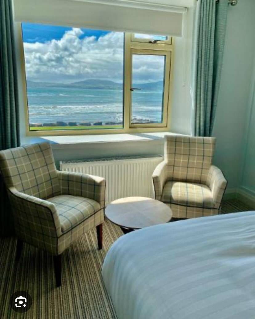 The view from a room in Seaclusion in Waterville, Co Kerry The view from a room in Seaclusion in Waterville, Co Kerry