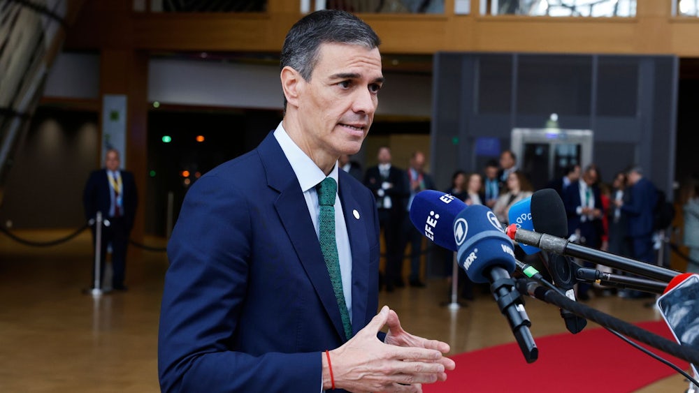Sánchez ist im Umgang mit Israel nicht auf dem Kurs von Merz.