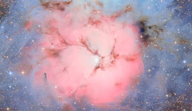 A cotton candy nebula glows in Vera C. Rubin Observatory's first close-up image: Space photo of the week
