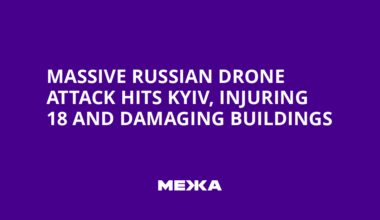 Massive Russian Drone Attack Hits Kyiv, Injuring 18 and Damaging Buildings