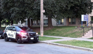 Child in hospital after falling from window in North York